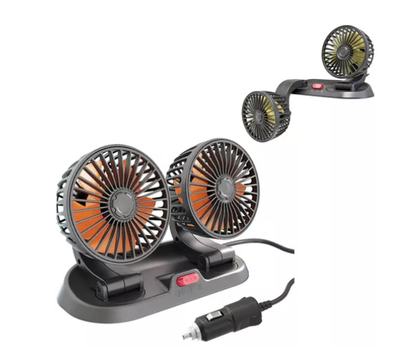 🌬️VENTILADOR DOBLE PARA CARRO🚗